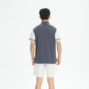 T-shirt d'été pour hommes et femmes Sports Outdoor Stand-Up Collar Half-Zipper Quick-Drying T-Shirt Lightweight Breathable Tennis Uniform - Product Image 4
