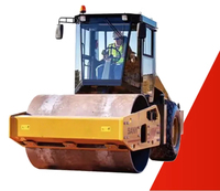 Nouvelle machine de construction routière, compacteur vibrant SSR120HT de 12 tonnes, pour des travaux routiers et de construction fiables