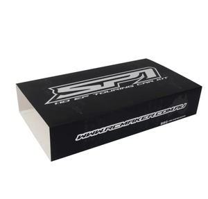 Funda de papel impresa personalizada para Kit de Touring Car negro Embalaje de cajas de plástico personalizado - Product Image 1