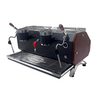 Commercial professionnel 2 groupes Double chaudières Cappuccino Kahve Makinesi Cafetera Machine à café Machine à café expresso