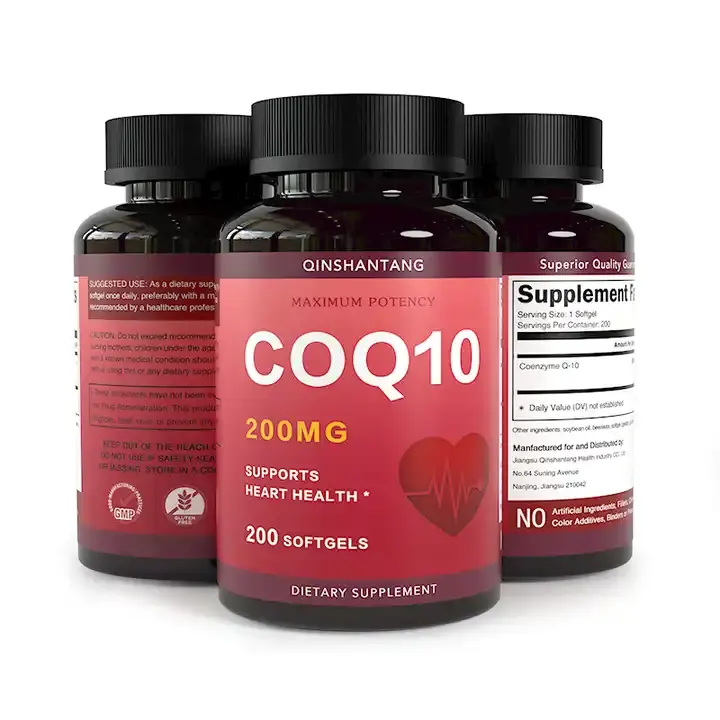 Ubichinolo Coq10 e biopqq integratore coenzima Q10 300mg ubichinolo CoQ10 Capsule per la cura della pelle in polvere coenzima Q10 Softgel Capsule