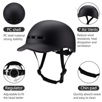 Nuevos Arribos Gorra de Béisbol Urbana Casco para Bicicleta Scooter Eléctrico Patineta y Motocicleta