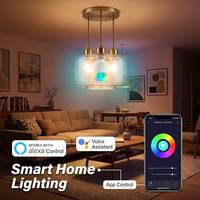 Ampoule LED WiFi dimmable RGBCW sans hub Tuya Smart App avec culot E26/E27