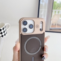 Étui de protection en cuir aromathérapeutique de haute qualité pour iPhone 17 Pro Max, coque de téléphone portable sans bordure pour iPhone 16 Plus