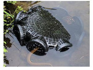 Cage <span class=keywords><strong>à</strong></span> anguilles renforcée de qualité supérieure, filets en plastique pour l'élevage de poissons, pour la capture d'anguilles et de loches dans les rivières et les lacs, pour la pêche en bateau - Product Image 5