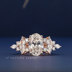 14K Real Gold Lab Grown <b>Diamond</b> <b>Ring</b> for Women Minimalist Elegant Synthetic <b>Diamond</b> <b>Ring</b> Fine Jewelry Stylish Gift for Her - Product Image 1