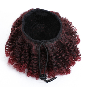 <span class=keywords><strong>Kanekalon</strong></span> fibra sintética <span class=keywords><strong>pelo</strong></span> hinchable profundo Afro rizo de primavera Peluca de cola de caballo de <span class=keywords><strong>pelo</strong></span> - Product Image 5
