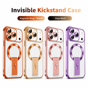 Funda Magnética con Soporte para <span class=keywords><strong>iPhone</strong></span> 17 16 15 14 13 12 <span class=keywords><strong>11</strong></span>, TPU y PC, Antigolpes, Delgada, Antipolvo, Protectora - Product Image 2