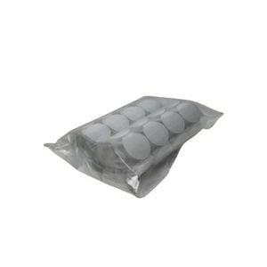 Sangles auto-adhésives blanches de 25 mm, points auto-agrippants ronds - Product Image 2