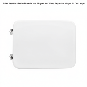 Asiento de inodoro Ideal Standard Blend Cube Shape 8 WC blanco con bisagras de expansión de 51 cm de longitud - Product Image 3