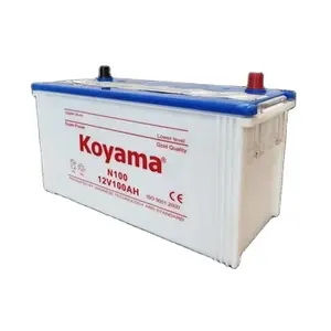 Koyama Original Dry-Charged Car Battery 12V100Ah Auto Starting For Car/Truck/Tanks JIS/DIN/BCI Vehicle Long-lasting OEM/ODM