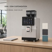 Mesin Kopi Otomatis Autotronix S900 Bean to Cup 500 Cangkir Per Hari Rendah Kebisingan Ideal untuk Kantor Layanan Mandiri