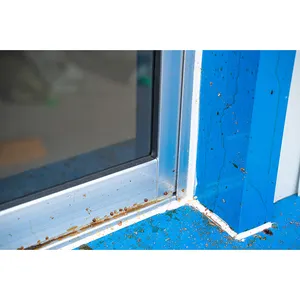 Película de polietileno azul para ventana y superficie de vidrio, película de protección, de buena calidad