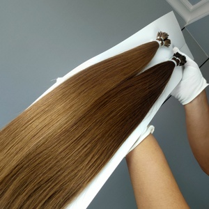 Dragonbeauty Factory, Extensiones de Cabello Humano Remy 100% Europeo Ruso con Punta I, Cabello Humano de Lujo, Proveedor Mayorista - Product Image 5