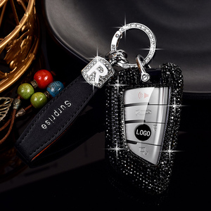 Strass Bling en cristal chaud pour <span class=keywords><strong>BMW</strong></span> SUV <span class=keywords><strong>X3</strong></span> X4 5X 6X 7X <span class=keywords><strong>porte</strong></span>-clés de voiture avec fermeture à sangle suspendue - Product Image 4