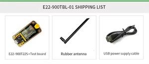 ชุดทดสอบบอร์ด LoRa Ebyte E22-900TBL-01 ระยะ 5 กม. ตัวรับส่งสัญญาณ 3.3V-5.5V ชุดอุปกรณ์ทดสอบ USB LoRa Module Rf 868M บอร์ดพัฒนาโมดูล บอร์ดทดสอบ - Product Image 6