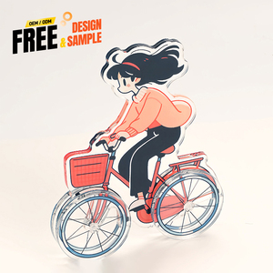 Customizable Cute Plastic Crafts DIY Desktop Ornaments-Rocking Car Animation Peripheral Toy Includes Scooter Motorcycle-for Kids