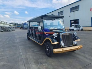 BRT EV Bus HOT SALE Electric Classic Car <b>72V</b> 100AH - CE/ISO-road Retro Sightseeing Vehicle Lithium Phosphate <b>Battery</b> 8 seaters - Product Image 2