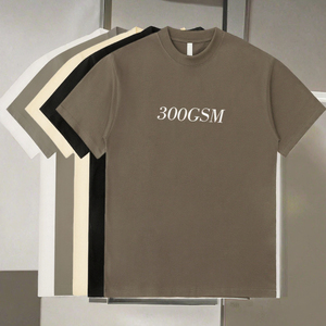 Camisetas <span class=keywords><strong>Hip</strong></span> <span class=keywords><strong>Hop</strong></span> <span class=keywords><strong>para</strong></span> <span class=keywords><strong>Hombre</strong></span>, 300gsm, 100% Algodón Tejido, Talla Grande, Transpirables, Antiarrugas, Cuello Redondo, Corte Regular - Product Image 2