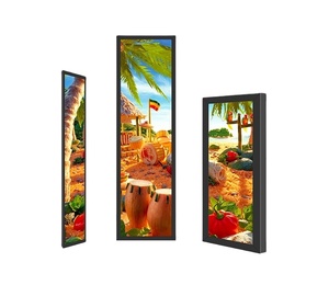<span class=keywords><strong>LCD</strong></span> kỹ thuật số biển thanh Màn hình hiển thị 4k Poster thông minh trong nhà máy nghe nhạc quảng cáo Kệ hiển thị cho siêu thị - Product Image 6