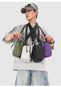 Sac à bandoulière décontracté avec sangle en corde, léger, grande capacité, sac bandoulière, sac de sport en Dyneema imperméable et résistant à l'usure - Product Image 6