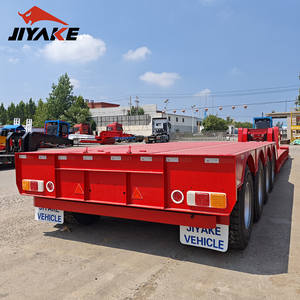 बिक्री के लिए नए 3 एक्सकल्स 150 टन फ्रंट लोडिंग डिचेबल गोज़ गर्दन नीचे अर्ध-ट्रेलर स्टील कम लोडर - Product Image 6