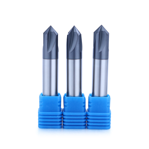 <span class=keywords><strong>Fresa</strong></span> per Smussatura a 4 Taglienti Personalizzata OEM <span class=keywords><strong>Professionale</strong></span> per CNC - Product Image 2