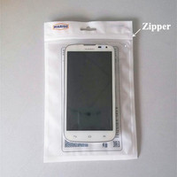 Sac à fermeture éclair en plastique personnalisé emballage de ligne de données emballage de câble USB étuis de téléphone sacs d'emballage en plastique de luxe