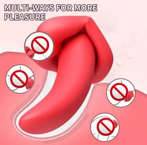 Juguetes Sexuales de Nuevo Estilo, Vibrador con Lengua Realista para Estimulación del Punto G y Clítoris, Gran Venta - Product Image 5