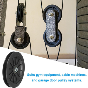 Attrezzatura Fitness OEM, Ruota per Puleggia da Palestra in Nylon Resistente all'Usura 70 80 90 115 160 mm, Cuscinetto Silenzioso Rotondo con Foro da 10mm e 1 Scanalatura - Product Image 5