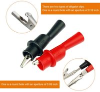 Professional Electric Testing Work 1000V 10A Alligator Clip Test Kit Banana Test Lead Probe Pure Copper Conductor