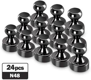 강력한 화이트보드 핀 희토류 자석 마그네틱 핀 학교 사무실용 자석 냉장고용 벤딩 용접 포함 - Product Image 5