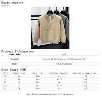 Cardigan en tricot uni personnalisé pour homme, nouveau pull-veste