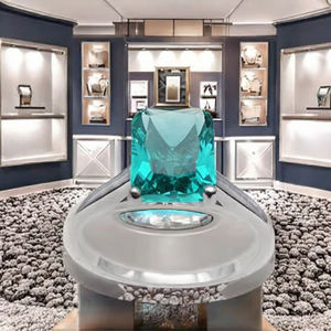 Anillos de Boda de Plata de Ley S925 para Mujer CZCITY, Joyería Clásica Auténtica para Compromiso y Regalo con Triángulo de Circonita Cúbica Transparente y Diamante - Product Image 2