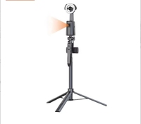 Perche à selfie magnétique avec trépied pour téléphone, stabilisateur gimbal à suivi automatique du visage, support magnétique pour smartphone, rotation à 360°
