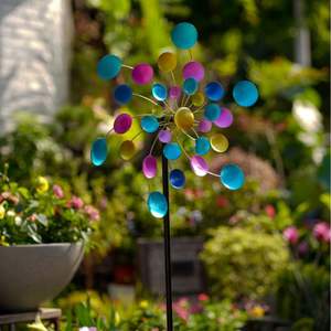 Metall Yard Craft Dekore Wind Spinner Metall Windmühle Garten Ornamente - Product Image 5