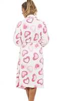 Peignoir en polaire super doux blanc de qualité supérieure, robe de chambre en flanelle surdimensionnée, vêtements de nuit de luxe pour femmes adultes, chemises de nuit pour femmes