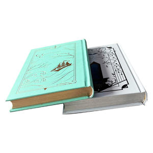 หนังสือปกแข็งพิมพ์ลายปั๊มเงินแบบกำหนดเองจากผู้ผลิตจีน พร้อมขอบสีทอง - Product Image 6