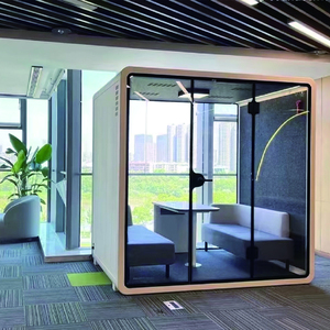 Cabine de sommeil insonorisée, cabine de travail mobile portable, nouvelle conception, cabine de bureau, cabine <span class=keywords><strong>acoustique</strong></span>, réduction du bruit - Product Image 5