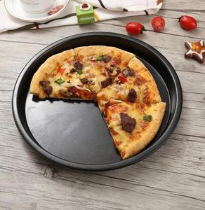 Molde para <span class=keywords><strong>Pizza</strong></span> Antiadherente Premium de 9, 10, 11, 12 y 14 Pulgadas, Bandeja Redonda Profunda para <span class=keywords><strong>Pizza</strong></span> de Acero al Carbono - Product Image 1