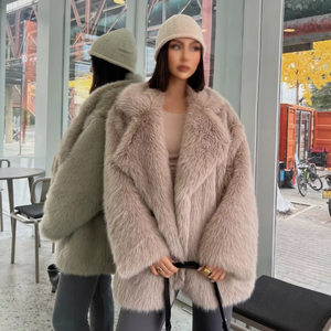 Shopify Fulfillment Agent Dropshipping abrigo de piel mujeres almacén orden entrega abastecimiento abrigo de piel sintética Dropshipping servicios - Product Image 2