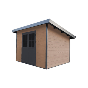 <span class=keywords><strong>Abri</strong></span> <span class=keywords><strong>de</strong></span> <span class=keywords><strong>jardin</strong></span> en aluminium composite à toit pentagonal, toit imperméable avec gouttière en aluminium, maison <span class=keywords><strong>de</strong></span> rangement extérieure pour <span class=keywords><strong>jardin</strong></span> - Product Image 3