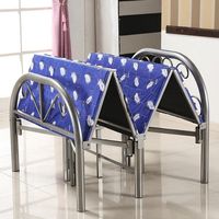 Lit de camp pliant en métal design moderne Nouveau lit pliable bon marché pour chambre à coucher hôtel salon appartement et villa