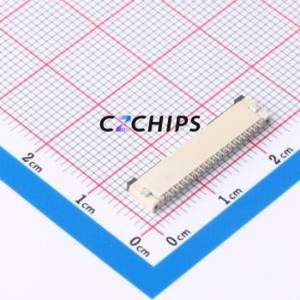 FPC-1.0FX-18PWCR-H20 FFC/FPC Connector SMD,P=1mm,Horizontal Mount Connector Flip Cover Type Bottom Contact 18P 1mm - Product Image 2