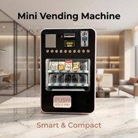 Mini distributeur automatique mural britannique avec vitrine pour préservatifs, cartes Pokémon, snus à vendre