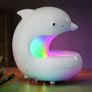 RGB <b>LED</b> Wireless Charging Battery Nightlight Bedroom <b>Bedside</b> <b>Table</b> Lamp Dimmable Dolphin Modern Design Home Atmosphere Lighting - Product Image 1