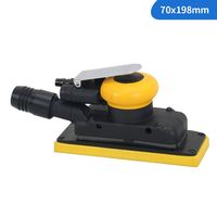 Lijadora Orbital de 70x198mm y 3mm con Motor de Paletas Rotativas de 12000 RPM, Compatible con Aspiración Central y Accesorio de Gancho y Bucle para Carrocería Automotriz y Trabajos en Madera