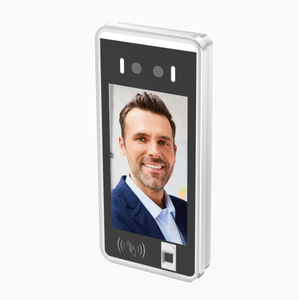 Appareil intelligent <span class=keywords><strong>de</strong></span> pointage d'heure et <span class=keywords><strong>de</strong></span> présence par reconnaissance faciale avec empreinte digitale intégrée, plusieurs langues, Wi-Fi activé, accès par carte et code - Product Image 4