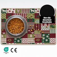 Weihnachtlicher Patchwork-Teppich, Wasserdichter Rutschfester Gewebter Teppich, Bodenmatte mit Individuellem Logo, OEM Großhandel Fabrik