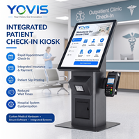 Terminal de commande et de paiement en libre-service intelligent pour cafés, avec scanner et imprimante intégrés pour restaurants et cafés